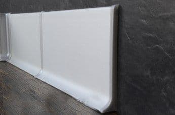 Плинтус алюминиевый L-образный анодированное серебро (3000*11*100 мм) — купить в Березовском