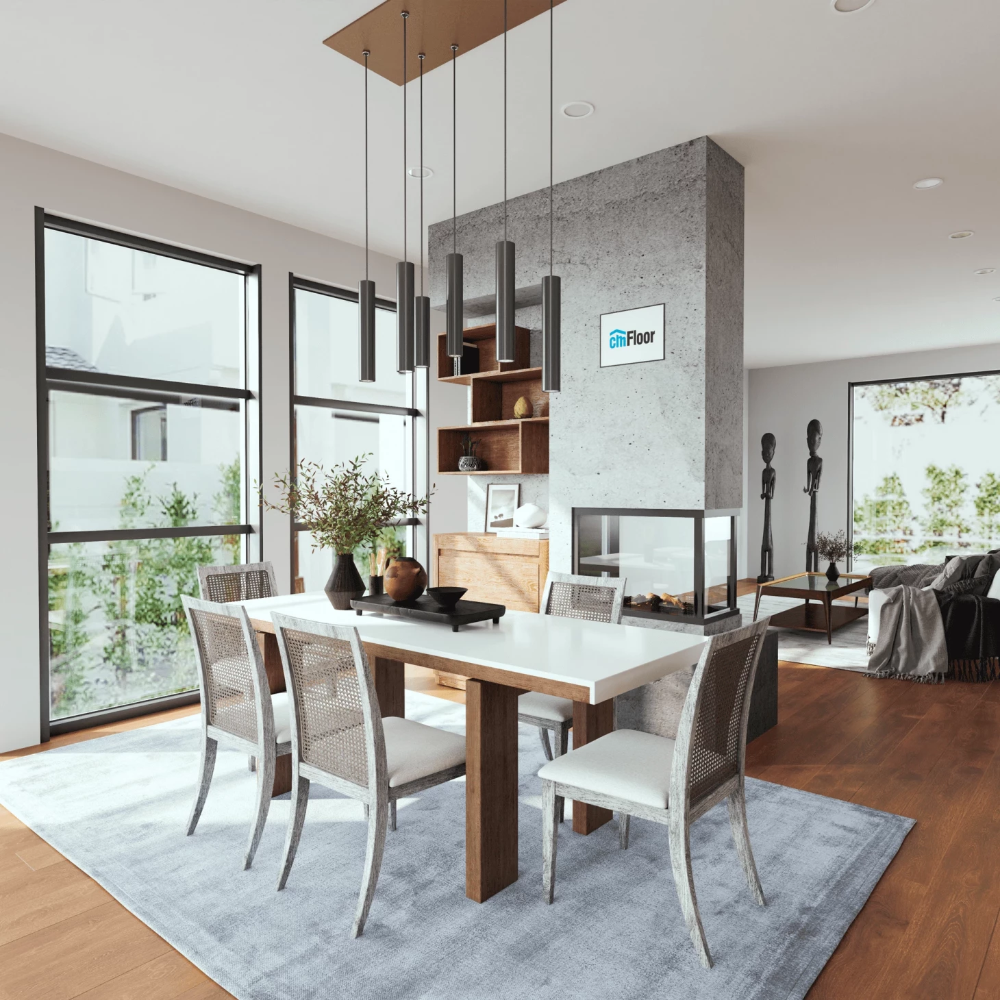 SPC плитка для пола Дуб Корица (1220*180*4 мм) — купить в Березовском