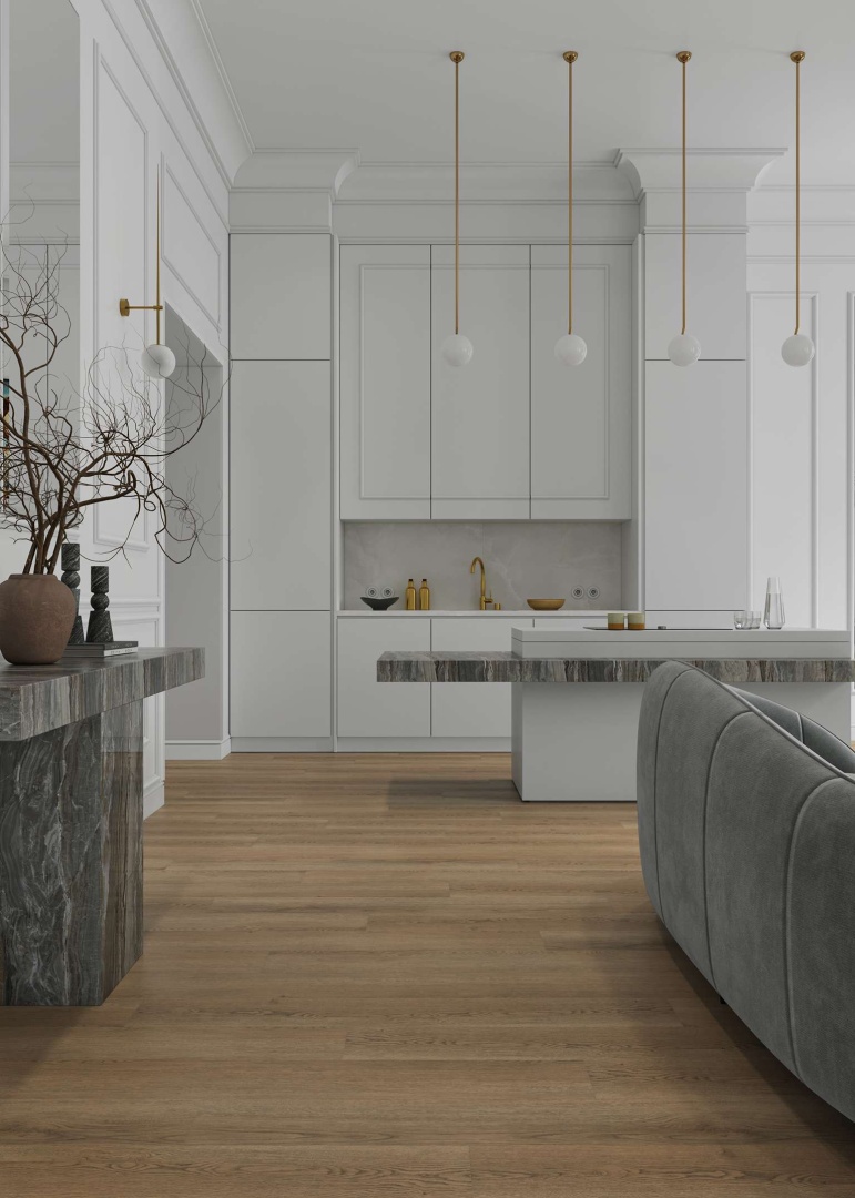 Кварцвиниловая плитка LVT "Alpine Floor" Дуб Фридрих (1219*184*2 мм) — купить в Березовском