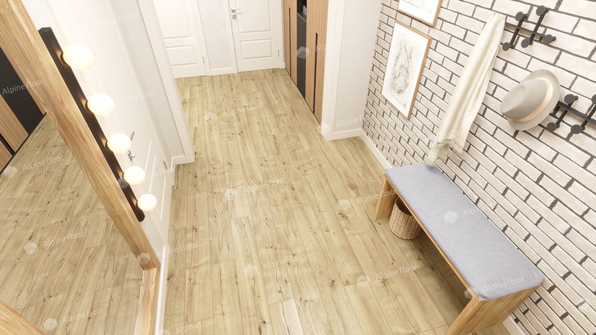 Ламинат "Alpine Floor" Дуб Эмпуриабрава (1285*192*8 мм) — купить в Березовском