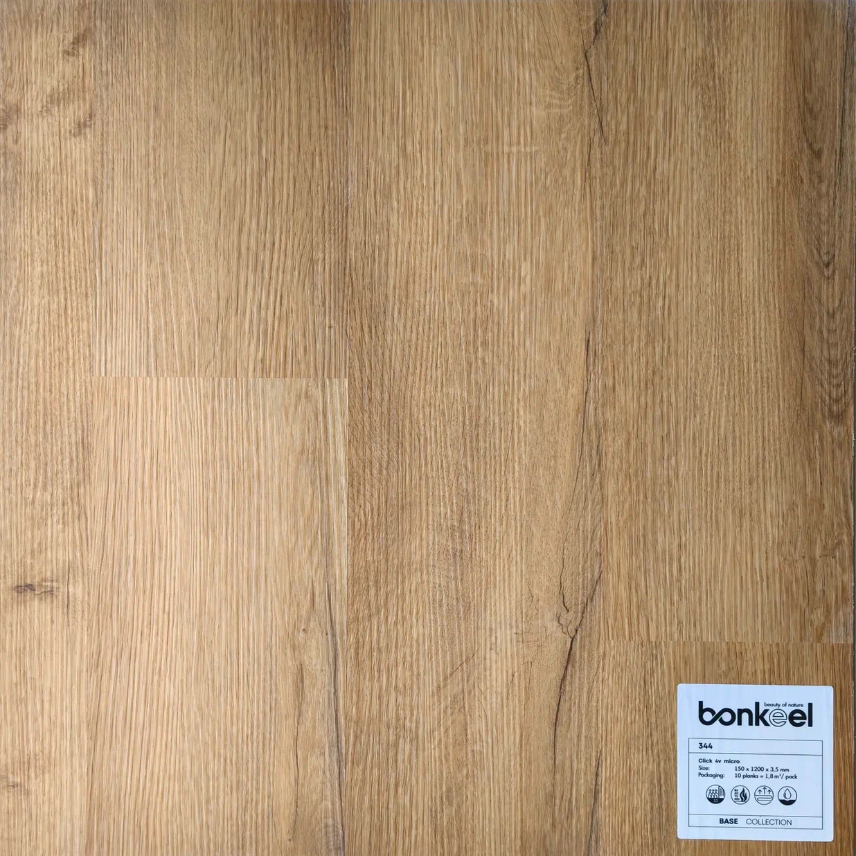 Плитка ПВХ "Bonkeel" Base New 344 (1220*150*3,5 мм) — купить в Березовском