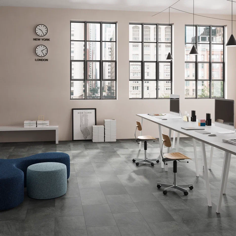 SPC ламинат "Invictus" Groovy Granite Steel (603*298*6мм) — купить в Березовском