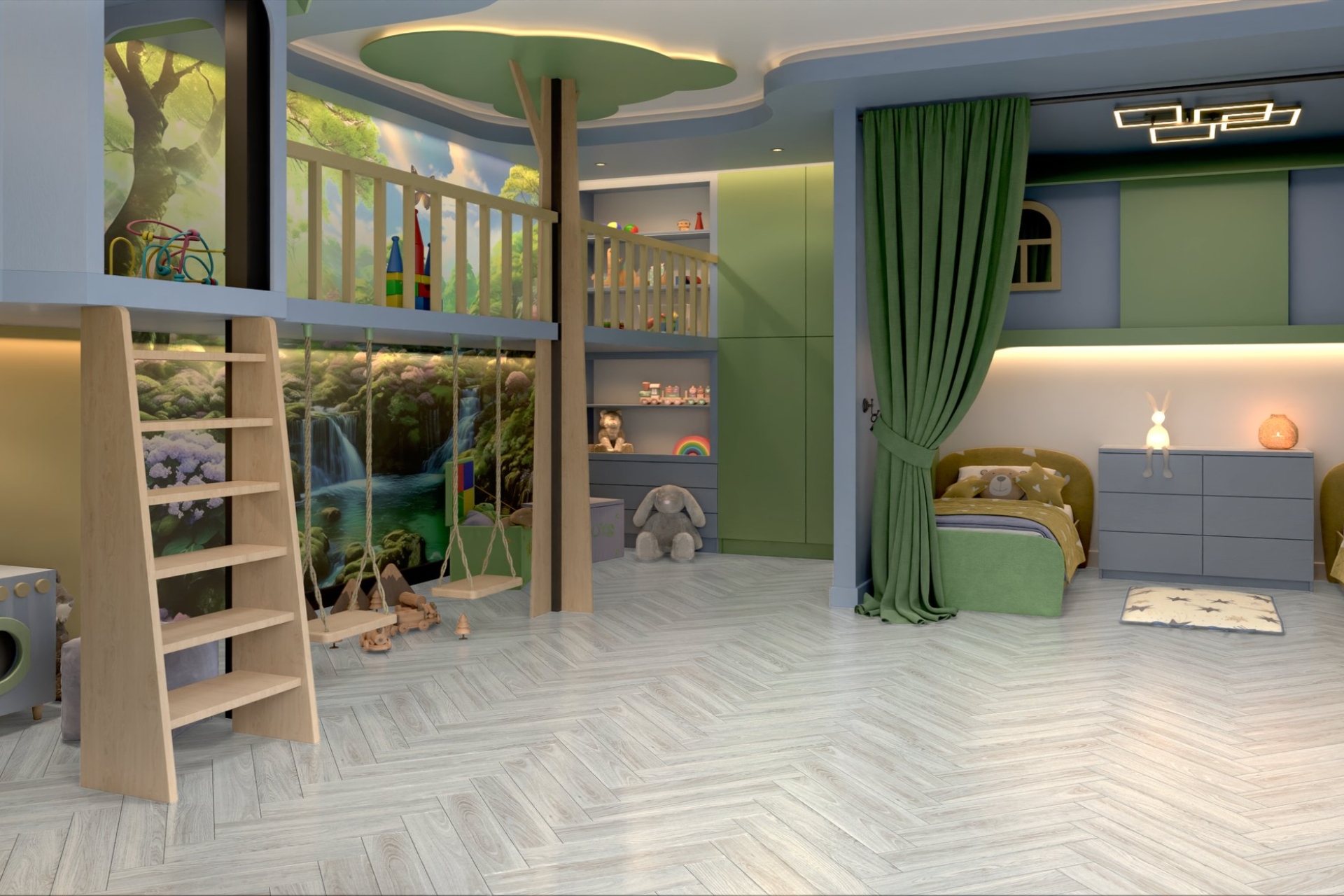 Инженерный паркет «Damy Floor» Ванильный (укладка елочкой) — купить в Березовском