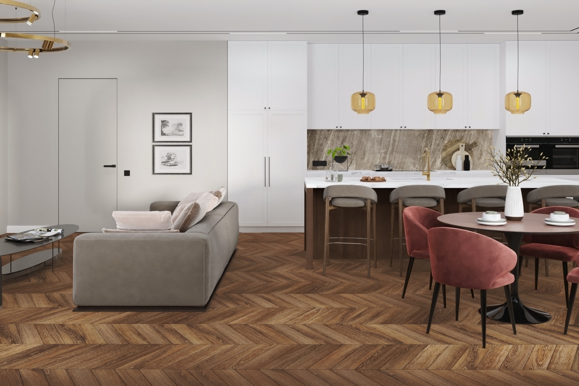 Усовершенствованная кварц-виниловая плитка «Damy Floor» Шайо (600*127*2,5 мм) — купить в Березовском