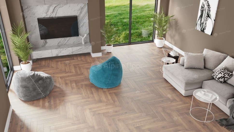Виниловая плитка "Alpine Floor" Parquet LVT Дуб Royal (590*118*2,5 мм) — купить в Березовском
