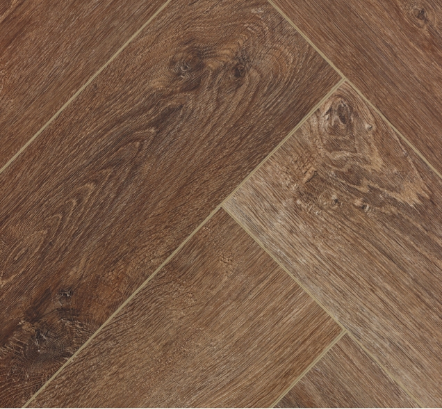 Виниловый ламинат SPC "Cronafloor" Herringbone Дуб Тулуза (640*128*4,5 мм) — купить в Березовском