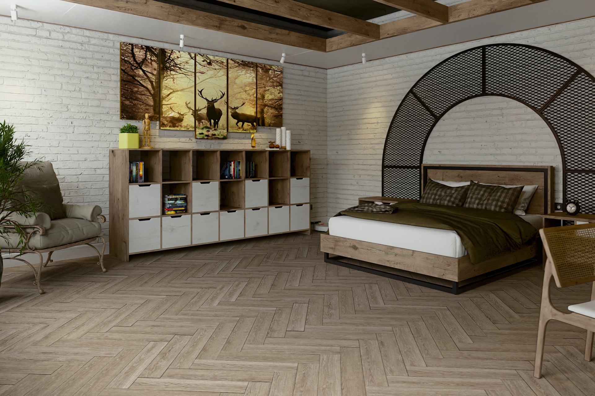 SPC ламинат «Damy Floor» Ливерпуль (615*123*4 мм) — купить в Березовском