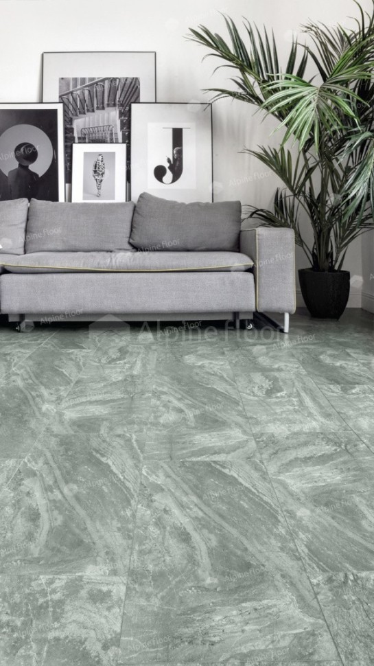 Виниловая плитка "Alpine Floor" Light Stone Хэмпшир (608*303*2,5 мм) — купить в Березовском