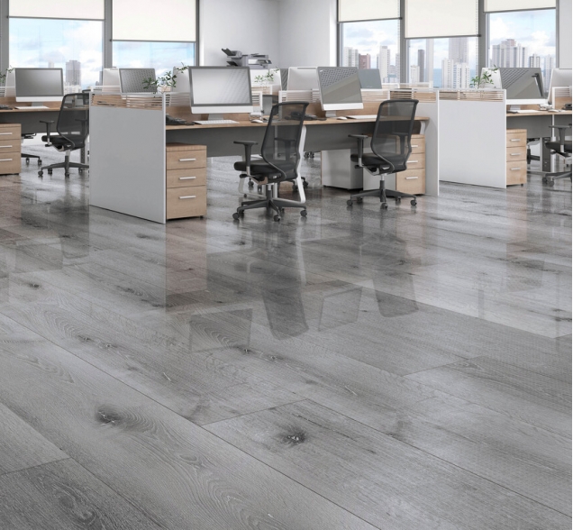SPC ламинат "CronaFloor" Wood 4V Дуб Серый (1200*180*4 мм) — купить в Березовском