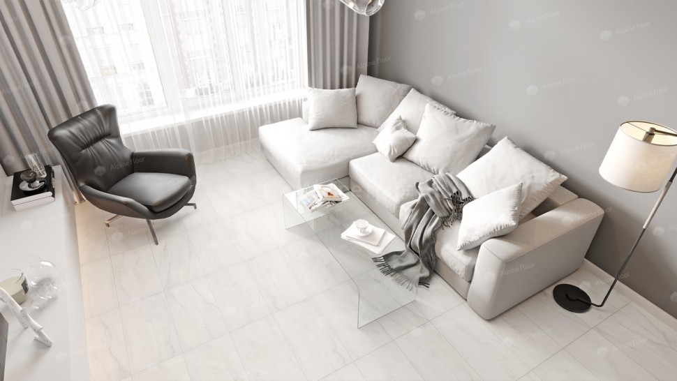 Виниловая плитка "Alpine Floor" Light Stone Брайс (608*303*2,5 мм) — купить в Березовском