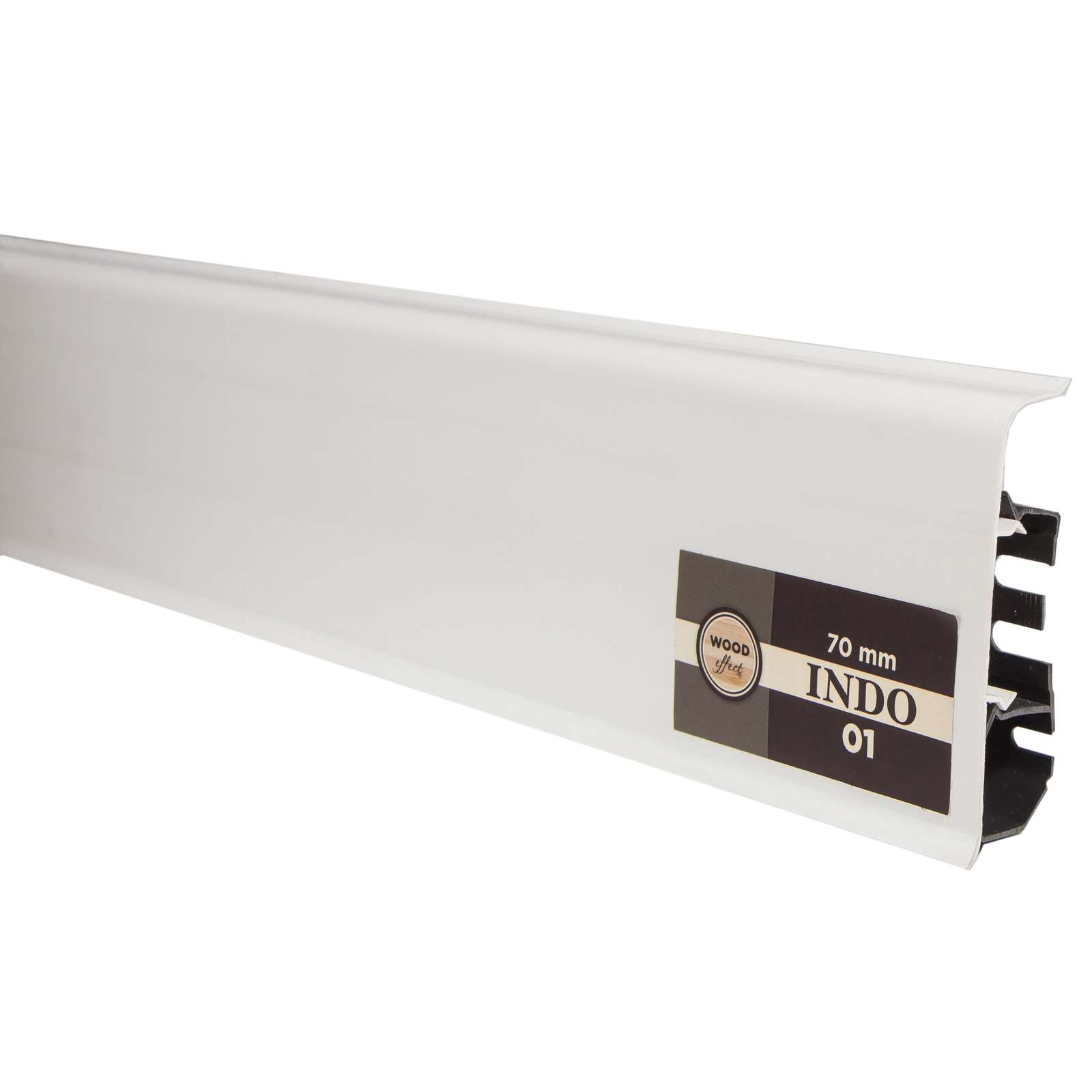 Плинтус "Arbiton" Indo Белый (2500*26*70 мм) — купить в Березовском