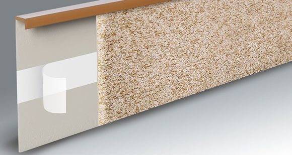 Плинтус для ковролина "Korner" Listwa зеленый (2500*13,8*50 мм) — купить в Березовском