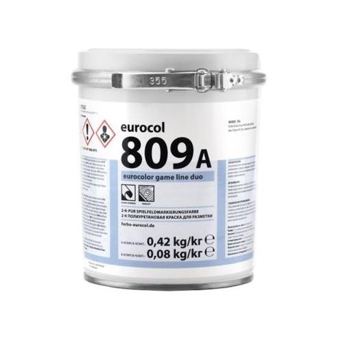 Краска Forbo Eurocol 809-А Eurocolor Game Line Duo 2К PU белая, 1 кг — купить в Березовском