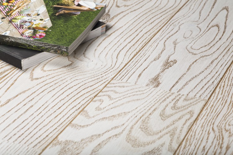 Паркетная доска "Sommer" Malmo Дуб White (1200*164*13,2 мм) — купить в Березовском