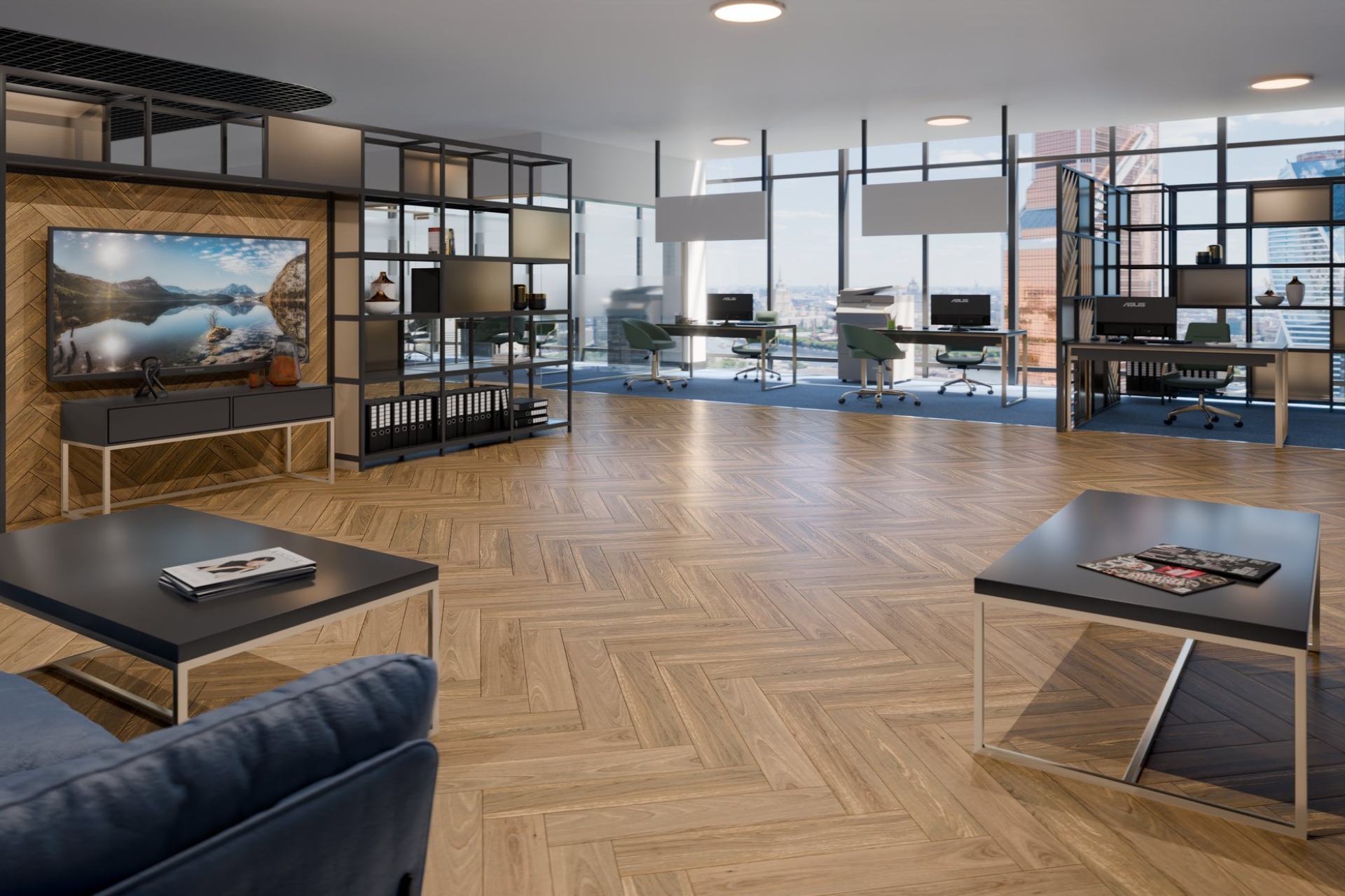 Инженерный паркет «Damy Floor» Натуральный (укладка елочкой) — купить в Березовском