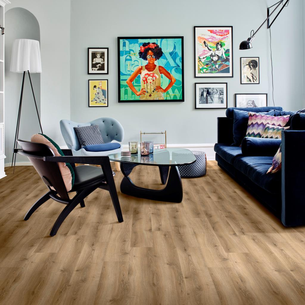 SPC ламинат "Adelar" Solida Acoustic 03826 Traditional Oak (1219*178*5 мм) — купить в Березовском