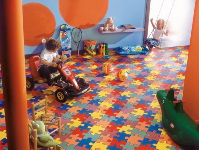 Линолеум бытовой "IVC" Neo Puzzle 50 (3м) — купить в Березовском