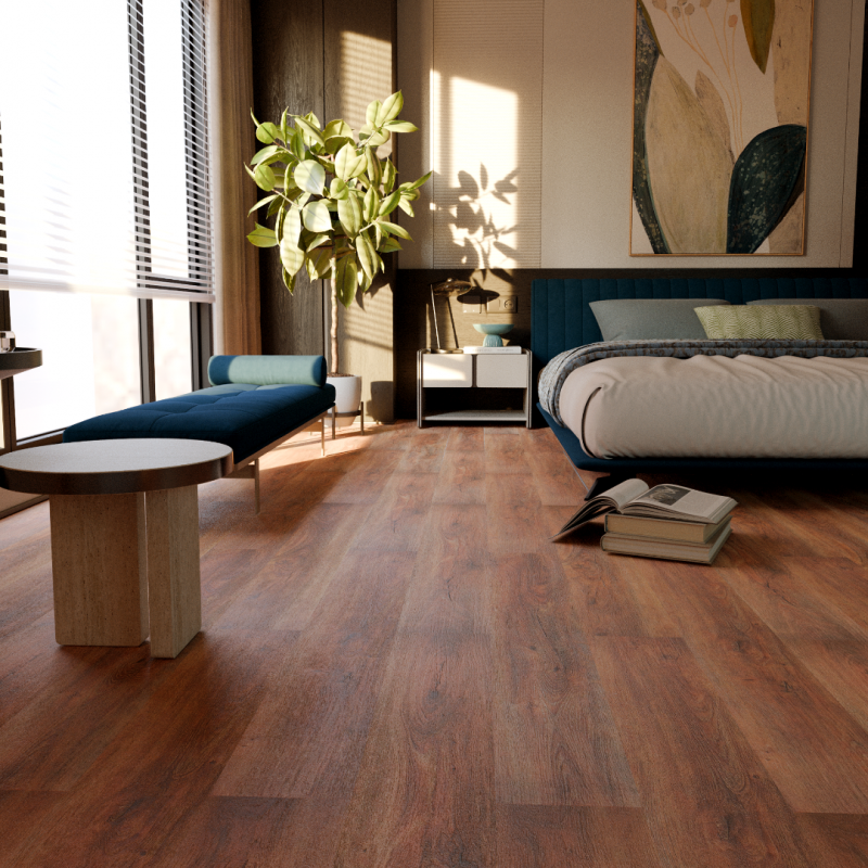 Замковая ПВХ плитка Дуб Эредин 103 (1200*182*4 мм) — купить в Березовском