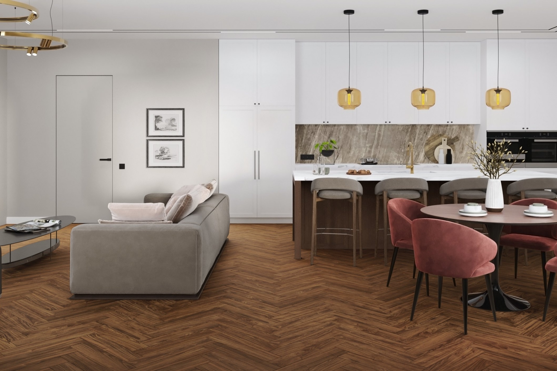 SPC ламинат «Damy Floor» Дерби (615*123*4 мм) — купить в Березовском