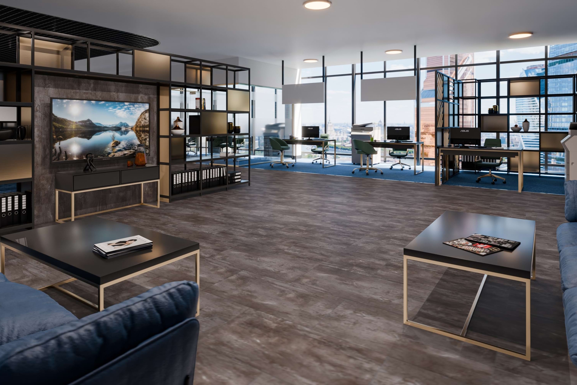 Усовершенствованная кварц-виниловая плитка «Damy Floor» Вайсхорн (912,4*455,2*2,5 мм) — купить в Березовском