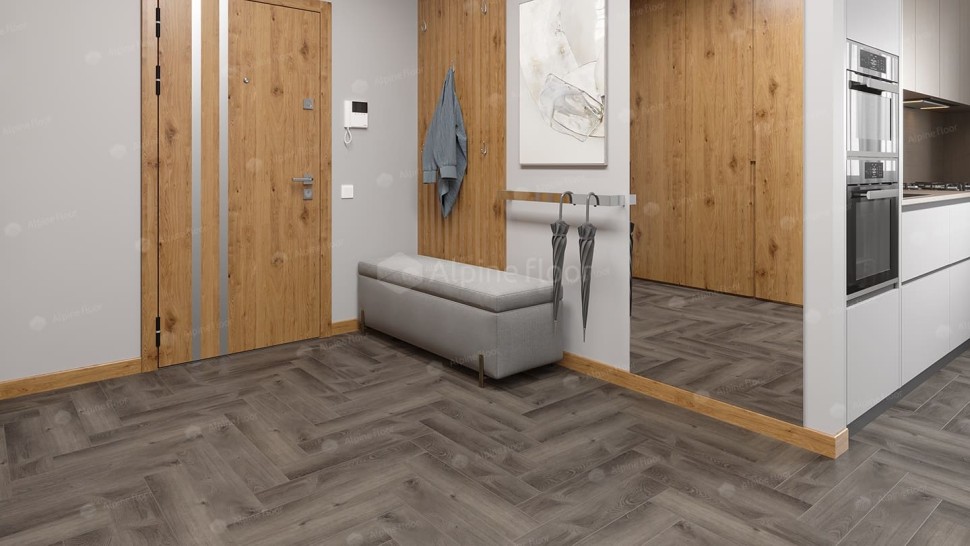 Виниловая плитка "Alpine Floor" Parquet LVT Дуб Мерга (590*118*2,5 мм) — купить в Березовском