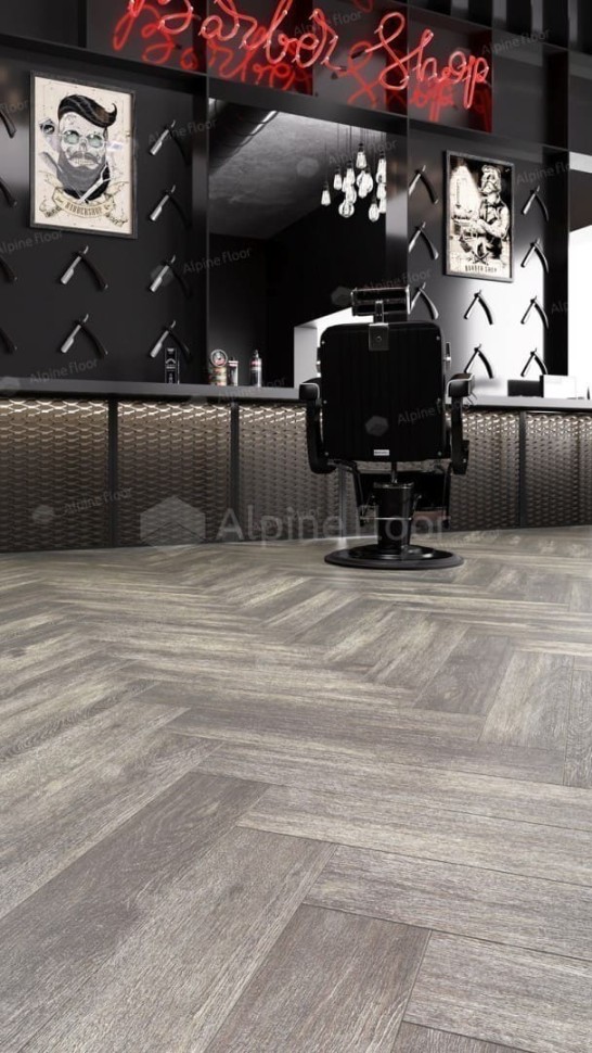 Виниловая плитка "Alpine Floor" Parquet LVT Венге Грей (590*118*2,5 мм) — купить в Березовском
