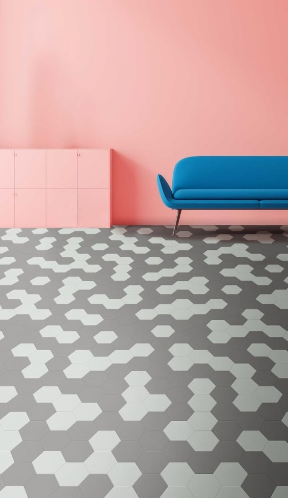 Виниловая плитка "Moduleo" Moods Hexagon 339 (226,32*196*2,5 мм) — купить в Березовском