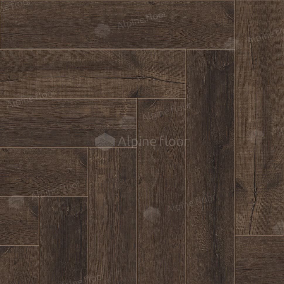 Виниловая плитка "Alpine Floor" Parquet LVT Дуб Альферац (590*118*2,5 мм) — купить в Березовском