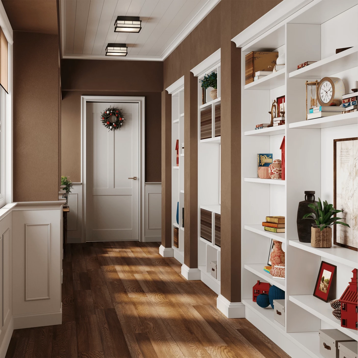 SPC плитка для пола Орех (1220*180*5 мм) — купить в Березовском