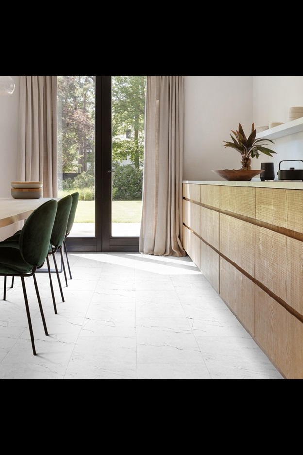 Замковая ПВХ плитка Carrara Marble 112 (610*303*5 мм) — купить в Березовском