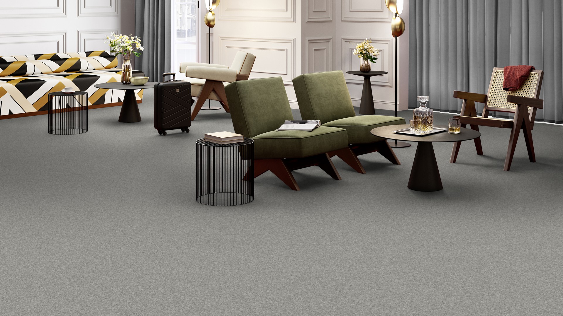 Ковровая плитка Medusa Tile 94 (500*500*5 мм) — купить в Березовском