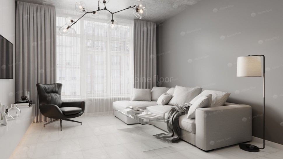 Виниловая плитка "Alpine Floor" Light Stone Брайс (608*303*2,5 мм) — купить в Березовском