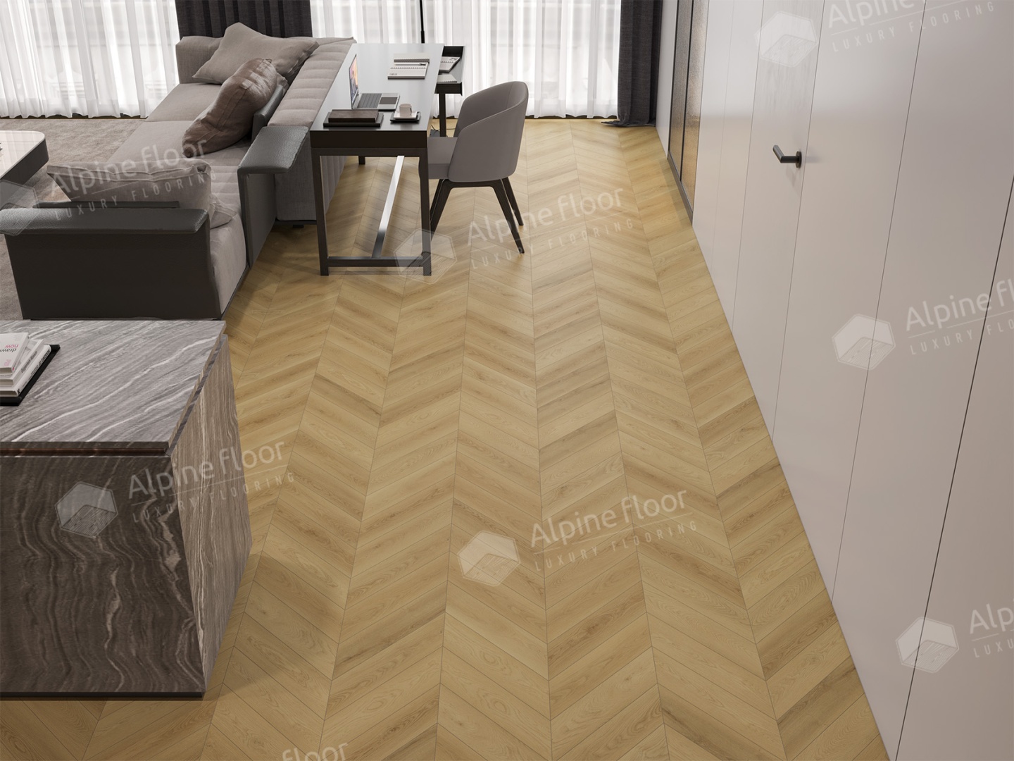 Ламинат "Alpine Floor" Дуб Пиренеи (550*112*12 мм) — купить в Березовском