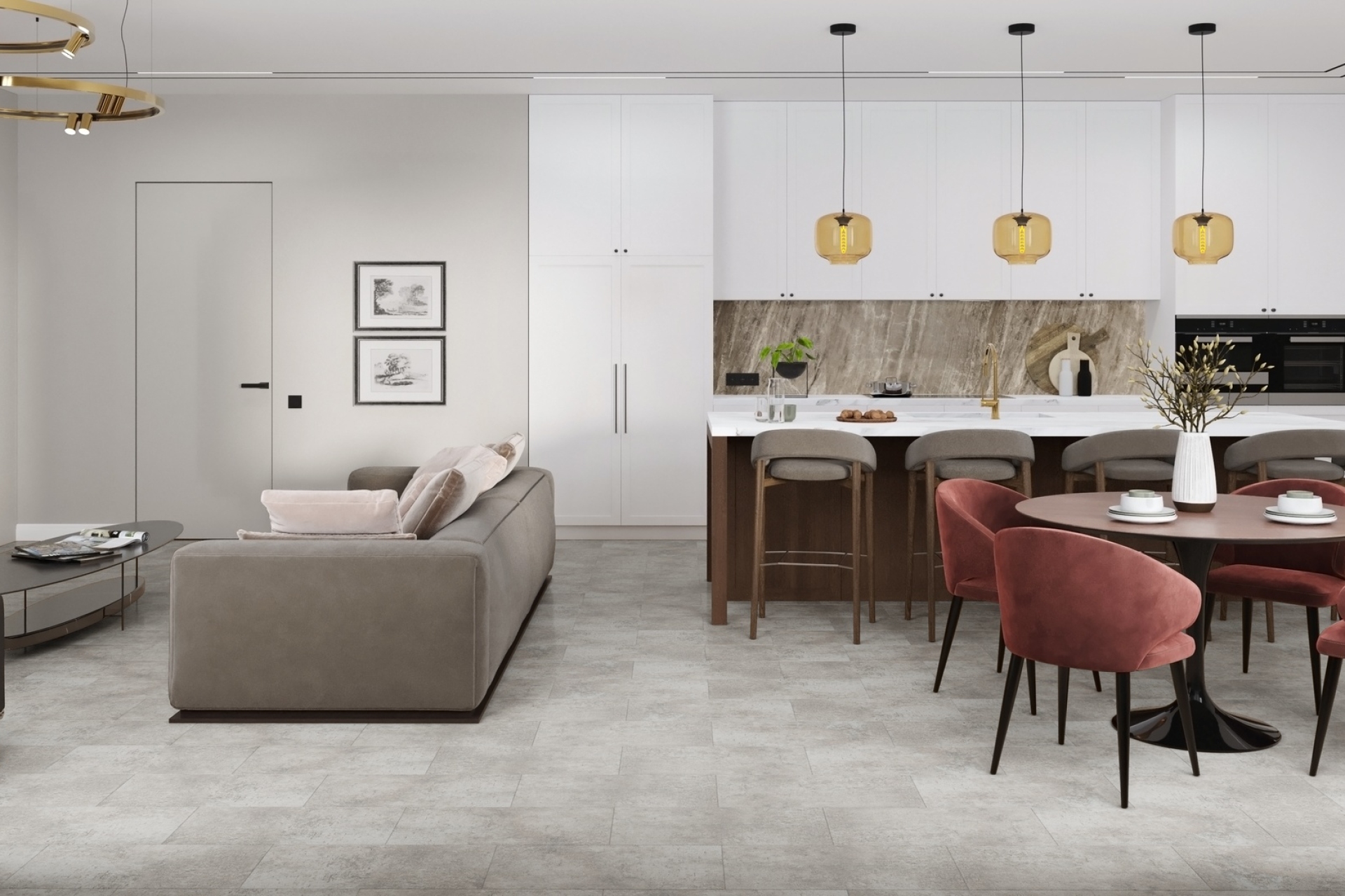 SPC плитка «Damy Floor» Фудзияма (610*305*5 мм) — купить в Березовском