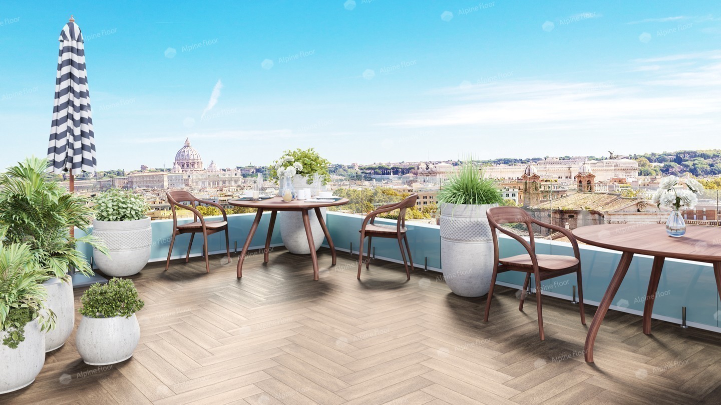 SPC ламинат "Alpine Floor" Макадамия (600*125*4 мм) — купить в Березовском