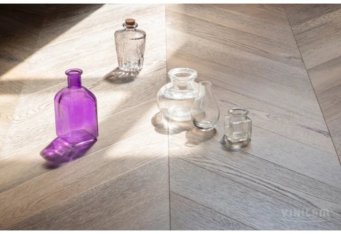 Кварц-винил Шеврон Шампань (690*115*2,5 мм) — купить в Березовском