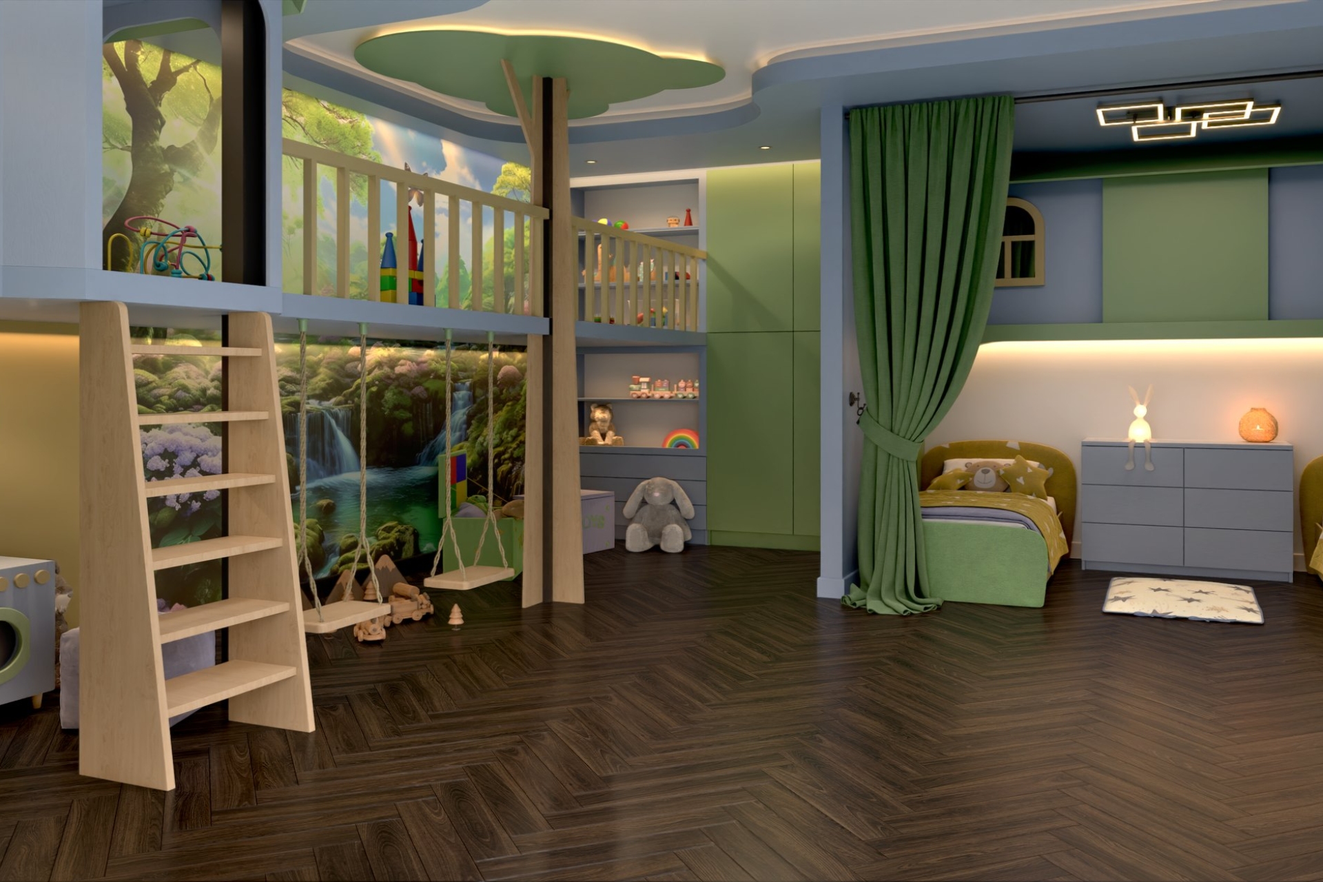 Инженерный паркет «Damy Floor» Каштановый (укладка елочкой) — купить в Березовском